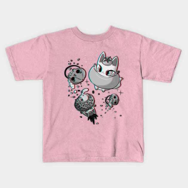 Fruit Cats Halloween Kids T-Shirt by Caribu